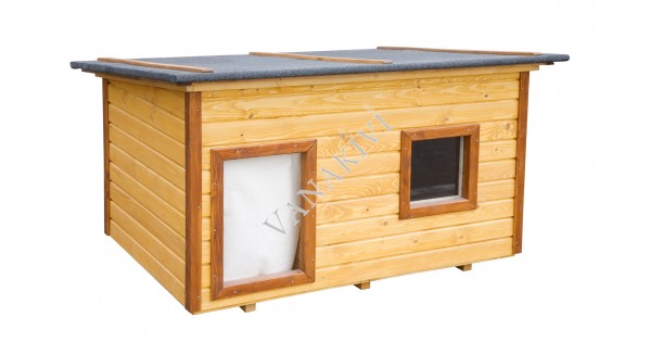 Dog house two rooms insulated vanakivi.ee