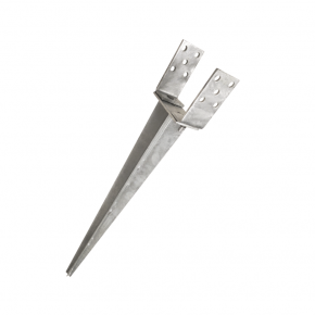 Drive-in post support U-type adjustable 0-150x700mm