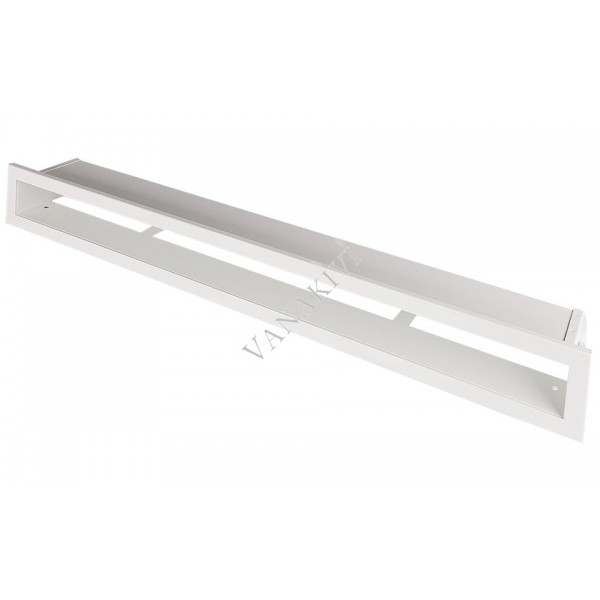 Ventilaton grate Open 80x6cm white