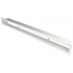 Ventilaton grate Open 100x6cm white