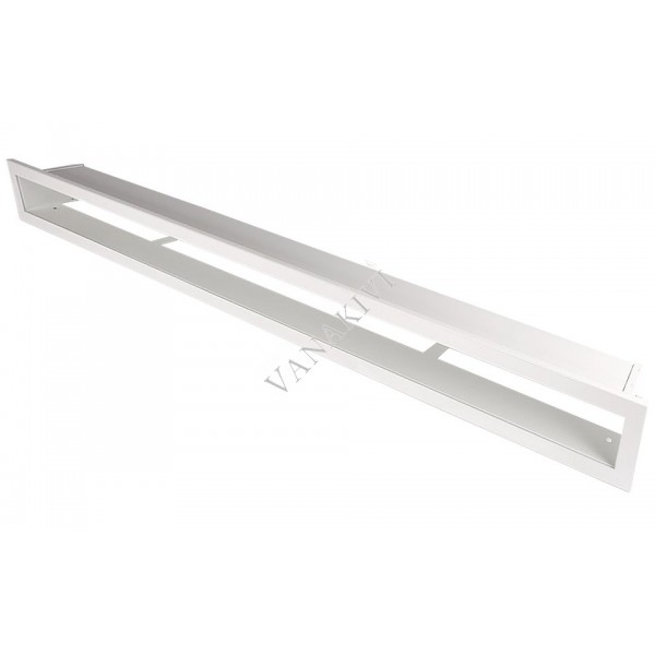 Ventilaton grate Open 100x6cm white