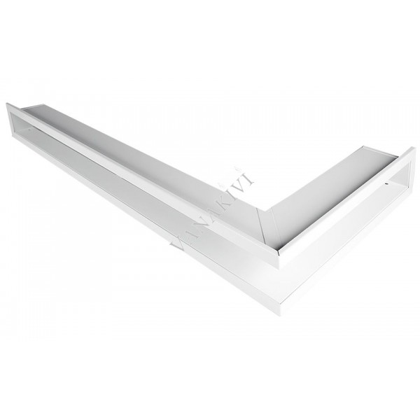 Ventilaton grate Open 80x40x6cm white, right