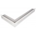 Ventilaton grate Open 80x40x6cm white, left