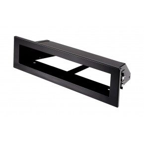 Ventilaton grate Open 20x6cm black matt