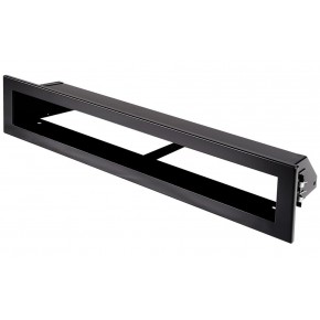 Ventilaton grate Open 40x6cm black matt