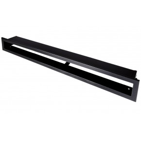 Ventilaton grate Open 60x6cm black matt