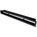 Ventilaton grate Open 80x6cm black matt