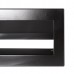 Ventilaton grate Open 80x40x6cm black matt, right