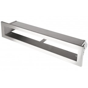 Ventilaton grate Open 40x6cm inox