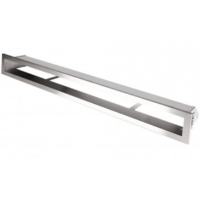 Ventilaton grate Open 80x6cm inox