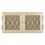 Ventilaton grate Style 21x43cm white antique