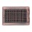 Ventilaton grate Style 21x32cm with venetian blind copper patina