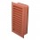Chimney grate 120x240mm brick red
