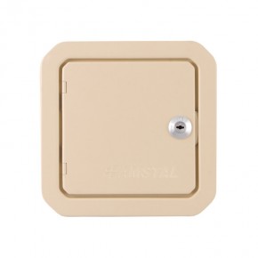 Chimney inspection door 140x140mm ivory