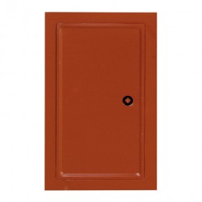 Chimney cleaning door 155x290mm red