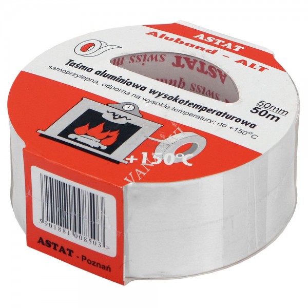 Aluminum tape ASTAT 50mm 50m/roll 150°C