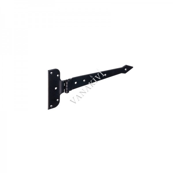 Gate hinge ZAB150 150x2,5mm black