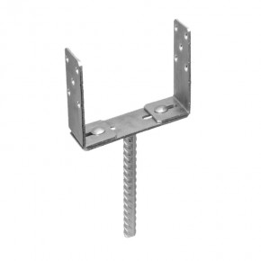 Post supports for concrete U-type 0-200x60x136 4,0mm