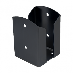 Post support PSPW 100x100x150x2,5mm black