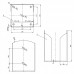 Postijalg PSPW 140x140x200x3,0mm must