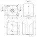 Post support PSPW 160x160x200x3,0mm