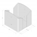 Postijalg PSPW 200x200x200x3,0mm