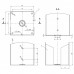 Post support PSPW 200x200x200x3,0mm