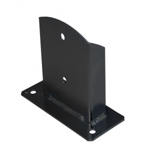 Post support PSD 90x70x150x2,0mm black