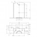 Postijalg PSD 100x75x150x2,5mm must