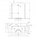 Postijalg PSD 120x85x150x2,5mm