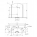 Post support PSD 160x100x200x3,0mm