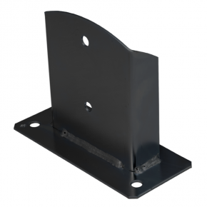 Post support PSD 160x100x200x3,0mm black