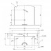Postijalg PSD 200x120x200x3,0mm