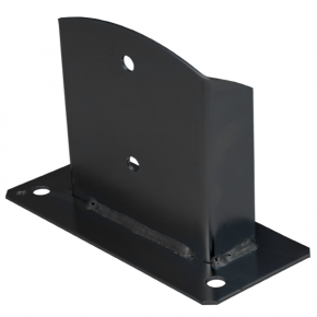 Post support PSD 200x120x200x3,0mm black