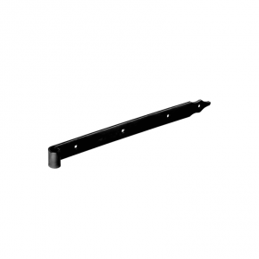 Gate hinge ZP 500x35x4,0mm Ø13mm black