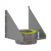 Wall support mounting Vilpra Ø215mm (2pcs)