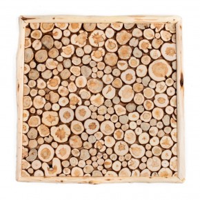 Juniper panel 52x52cm Stoveman with juniper frame