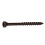 Terrace screw 4,2x55/35 brown Ruspert TX20