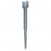 Ground screw post support PWU 100x1300mm