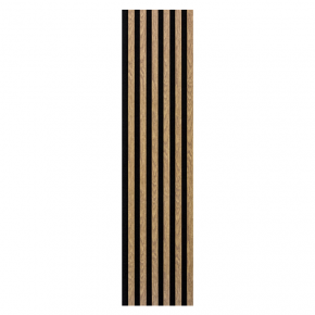 Seinapaneel WOODLINE 2700x300 hele tamm/must