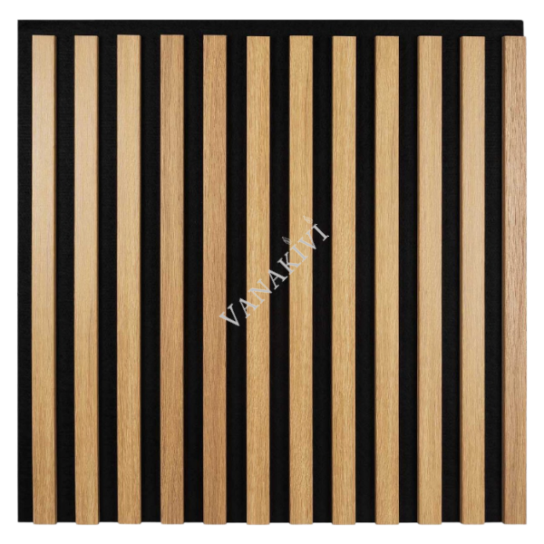 Wall panel WOODLINE 600x600 oak light/black Wall panel WOODLINE 600x600 oak light/black