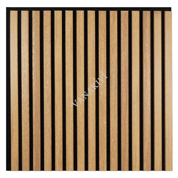 Wall panel WOODLINE D 600x600 oak light/black