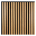 Wall panel WOODLINE D 600x600 oak light/black Wall panel WOODLINE D 600x600 oak light/black