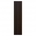 Seinapaneel WOODLINE 2700x300 tume tamm/must