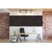 Wall panel WOODLINE 300x300 oak dark/black