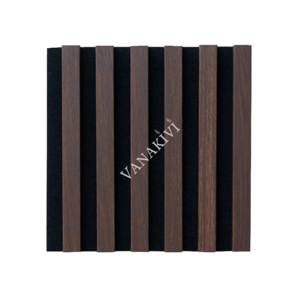 Wall panel WOODLINE 300x300 oak dark/black