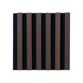 Wall panel WOODLINE 300x300 oak dark/black