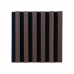 Seinapaneel WOODLINE 300x300 tume tamm/must