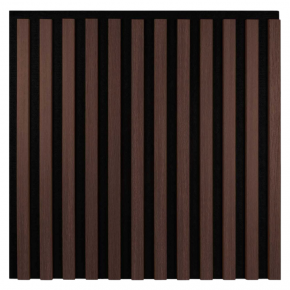 Wall panel WOODLINE 600x600 oak dark/black