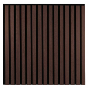 Wall panel WOODLINE D 600x600 oak dark/black